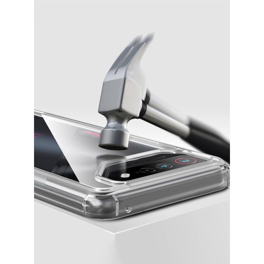 ASUS ROG Phone 7 クリア ケース カバー CASE 衝撃に強い 2重構造 TPU&PC素材 カッコいい  耐衝撃カバー 衝撃防止 持ちやすい 人気 透明 背面カバー｜visos-store｜08