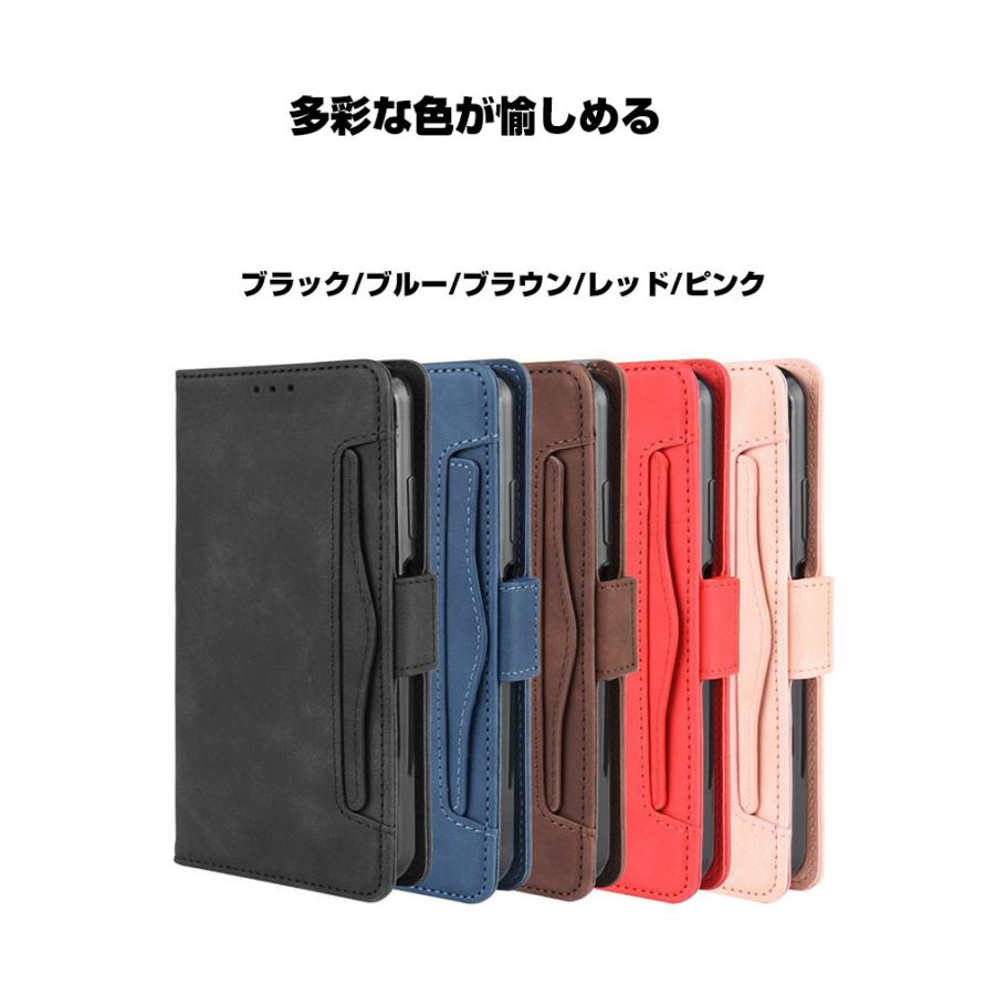 ゼンフォン ASUS ROG Phone 6 6 Pro  ケース 手帳型 PUレザー おしゃれ CASE 持ちやすい 汚れ防止 カード収納 スタンド機能 便利 実用 手帳型カバー｜visos-store｜13