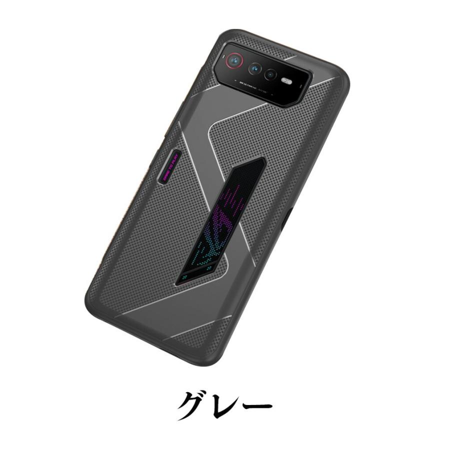 ASUS ROG Phone 6  ケース スマートフォンカバー 傷やほこりから守る  TPU素材 カッコいい  衝撃防止 人気 背面カバー 強化ガラスフィルム おまけ付き｜visos-store｜11