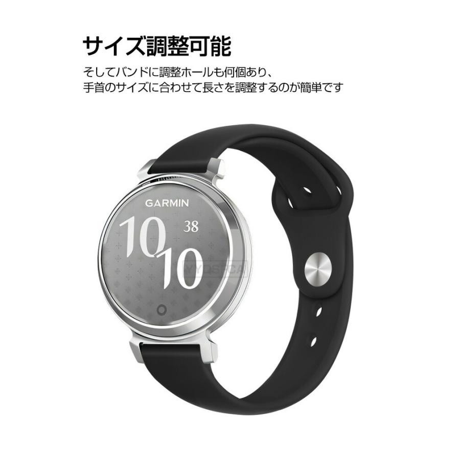 Garmin Lily 2 /Lily 2 Classic /Lily 2 Sport /Lily 2 Active 交換 バンド シリコン素材 おしゃれ スポーツ ベルト 簡単装着 人気 腕時計バンド 交換ベルト | GARMIN | 12