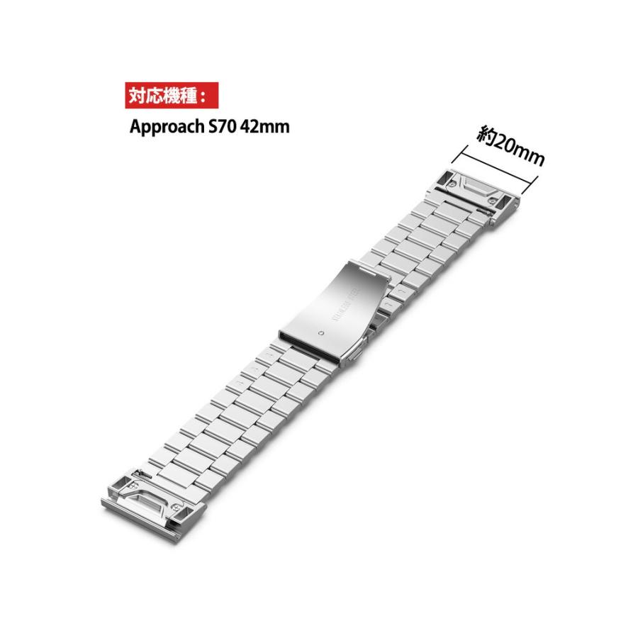 Garmin Approach S70 47mm 42mm S62 S60 交換 バンド オシャレな 高級