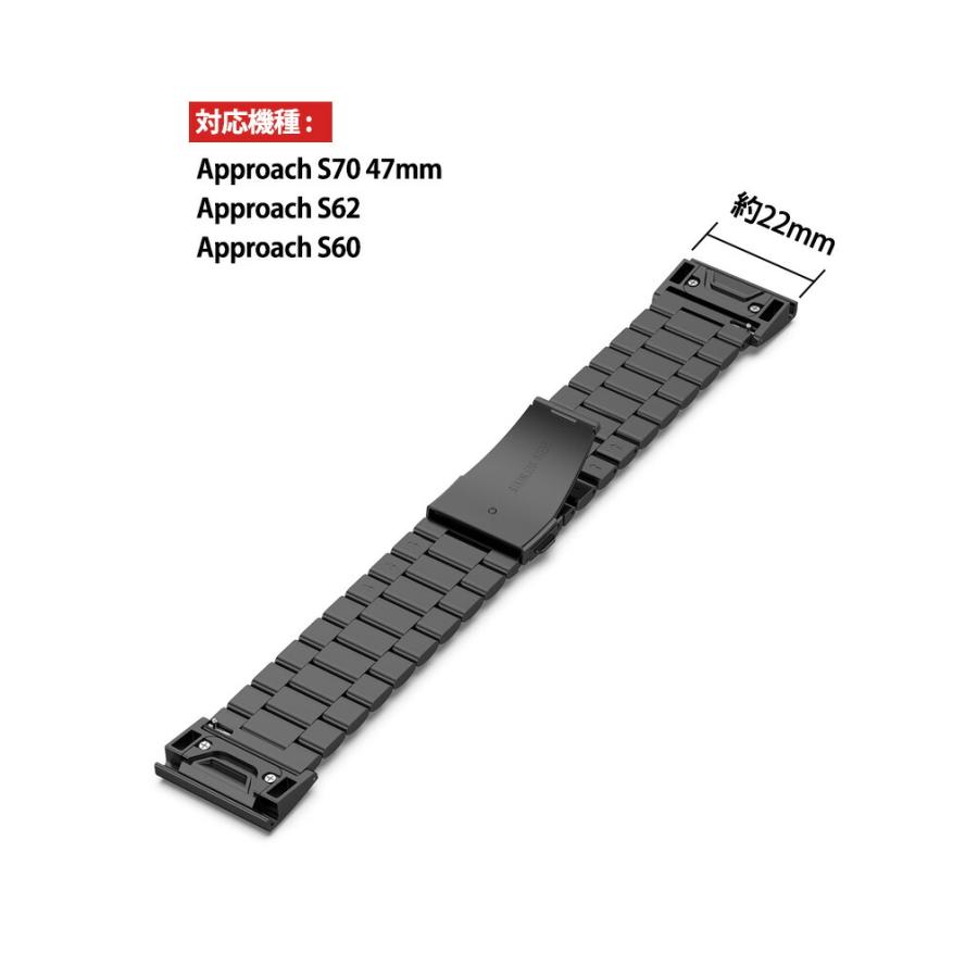 Garmin Approach S70 47mm 42mm S62 S60 交換 バンド オシャレな 高級