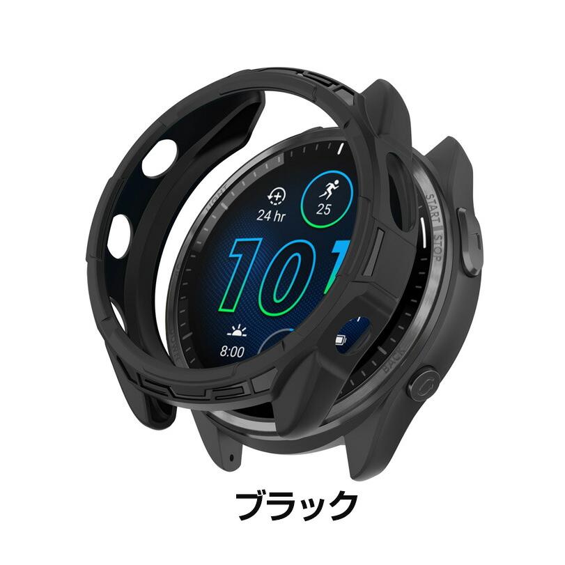 GARMIN Forerunner 965 ケース TPU マルチカラー シンプルで GARMIN Forerunner 965 ケース TPU マルチカラー シンプルで