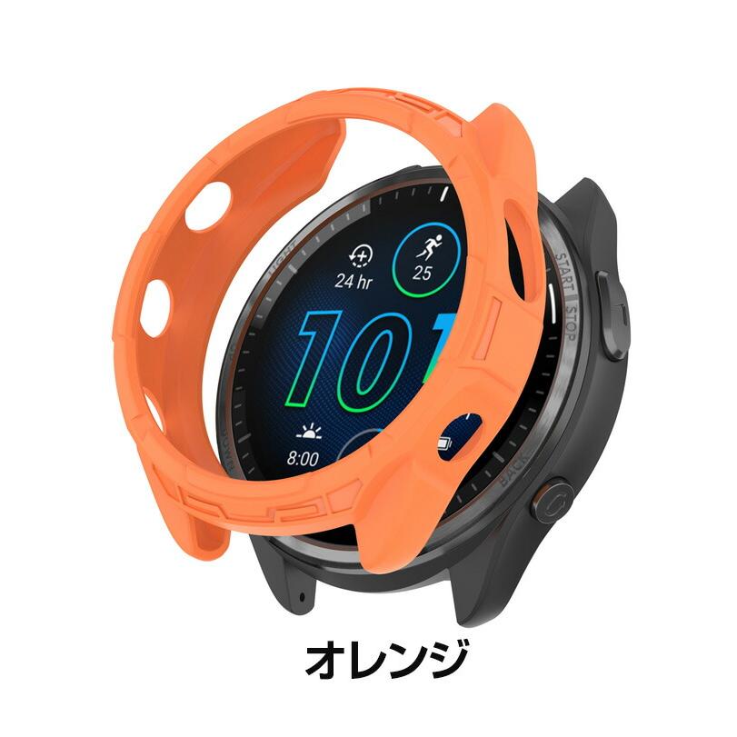 GARMIN Forerunner 965 ケース TPU マルチカラー シンプルで ソフト