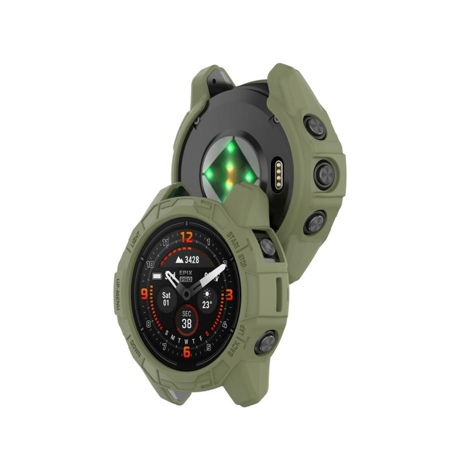 Garmin epix Pro (Gen 2) 42mm 47mm 51mm Fenix 7S 7 7X ケース TPU