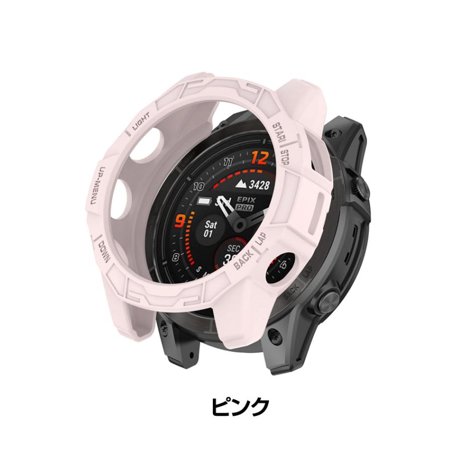 Garmin epix Pro (Gen 2) 42mm 47mm 51mm Fenix 7S 7 7X ケース TPU