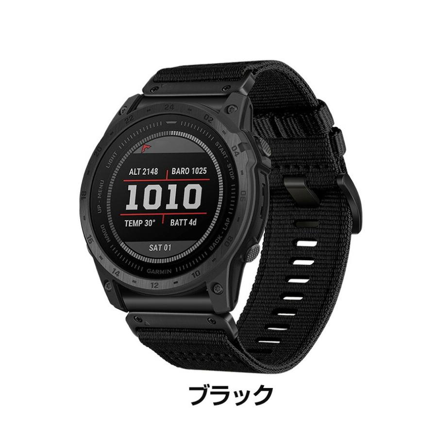 Garmin tactix 7 AMOLED 交換 時計バンド オシャレな ナイロン素材