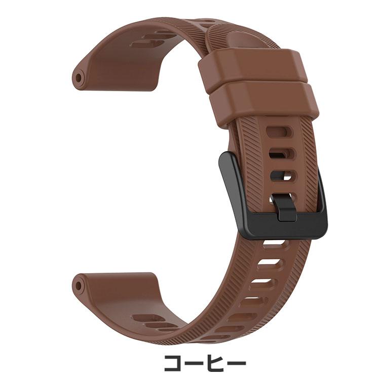 GARMIN Forerunner 965 スマートウォッチ シリコン素材 腕時計ベルト 