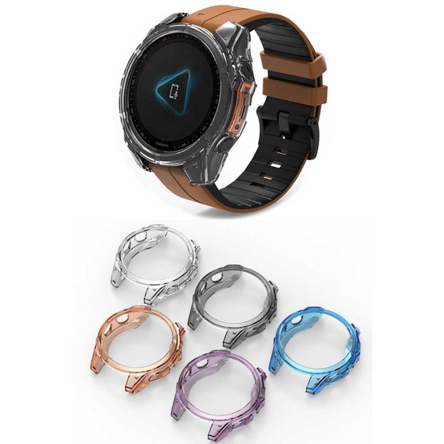 GARMIN Garmin Fenix 8 43mm 47mm 51mm ケース TPU素材 クリア