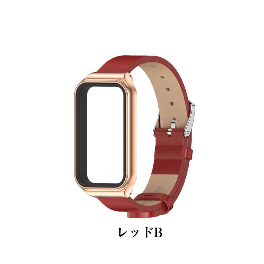 Amazfit Band 7 5 交換 時計バンド オシャレな  高級PUレザー おしゃれ 腕時計ベルト 替えベルト 綺麗な マルチカラー 簡単装着 人気 交換リストバンド｜visos-store｜11