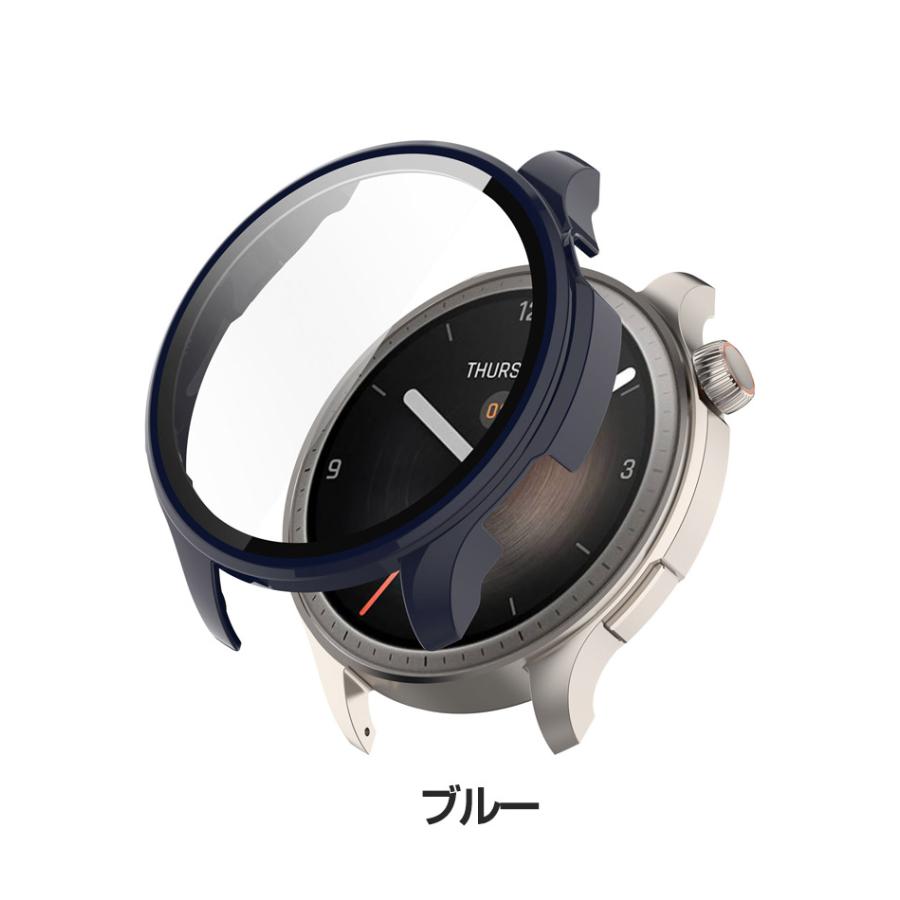 Amazfit Balance ケース PC素材+強化ガラス フルカバー 液晶保護  