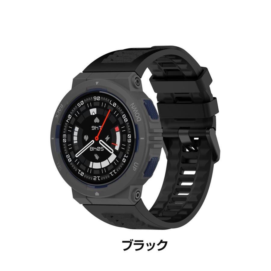 Amazfit Active Edge 交換 バンド シリコン素材 おしゃれ 腕時計ベルト 替えベルト 簡単装着 爽やか 携帯に便利 人気 おすすめ 腕時計バンド 交換ベルト｜visos-store｜17