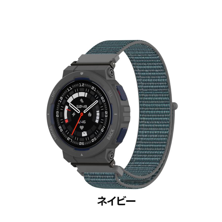 Amazfit Active Edge 交換 時計バンド オシャレな  ナイロン素材 おしゃれ 腕時計ベルト 替えベルト 簡単装着 人気 おすすめ 腕時計バンド 交換ベルト｜visos-store｜17