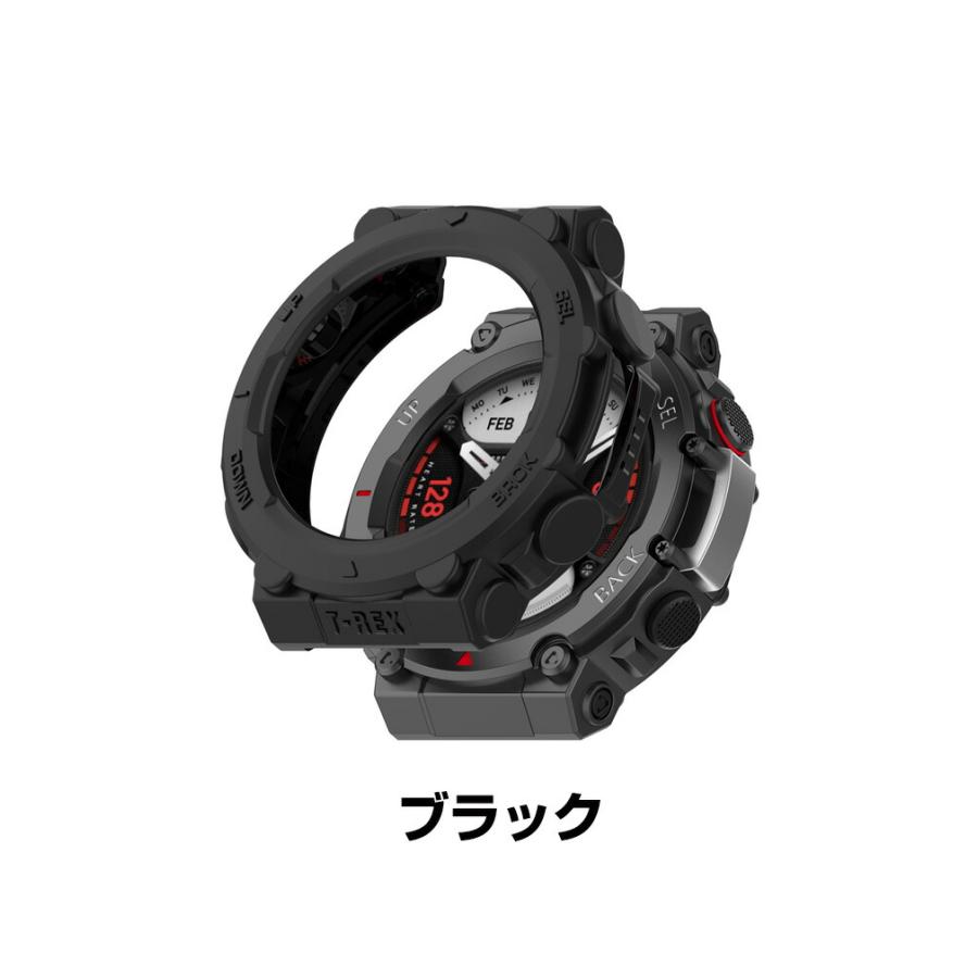 Amazfit T-Rex 2  ケース TPU シンプルで ソフトカバー CASE 耐衝撃 簡単装着 おしゃれ カッコいい 便利 実用 軽量 人気 スマートウォッチ カバーケース｜visos-store｜14