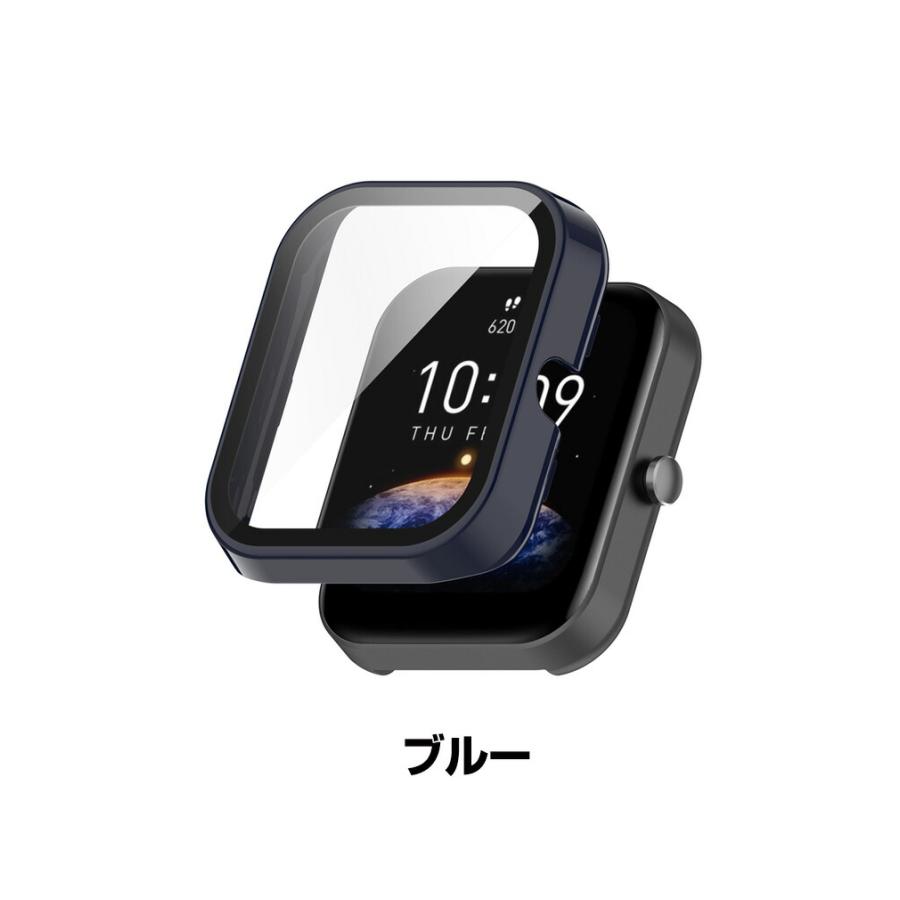 Amazfit Bip 3 Pro クリアケース PC&強化ガラス 画面保護 2重構造 カバー CASE 耐衝撃 簡単装着 カッコいい 人気 おすすめ おしゃれ カバー ハードケース｜visos-store｜17