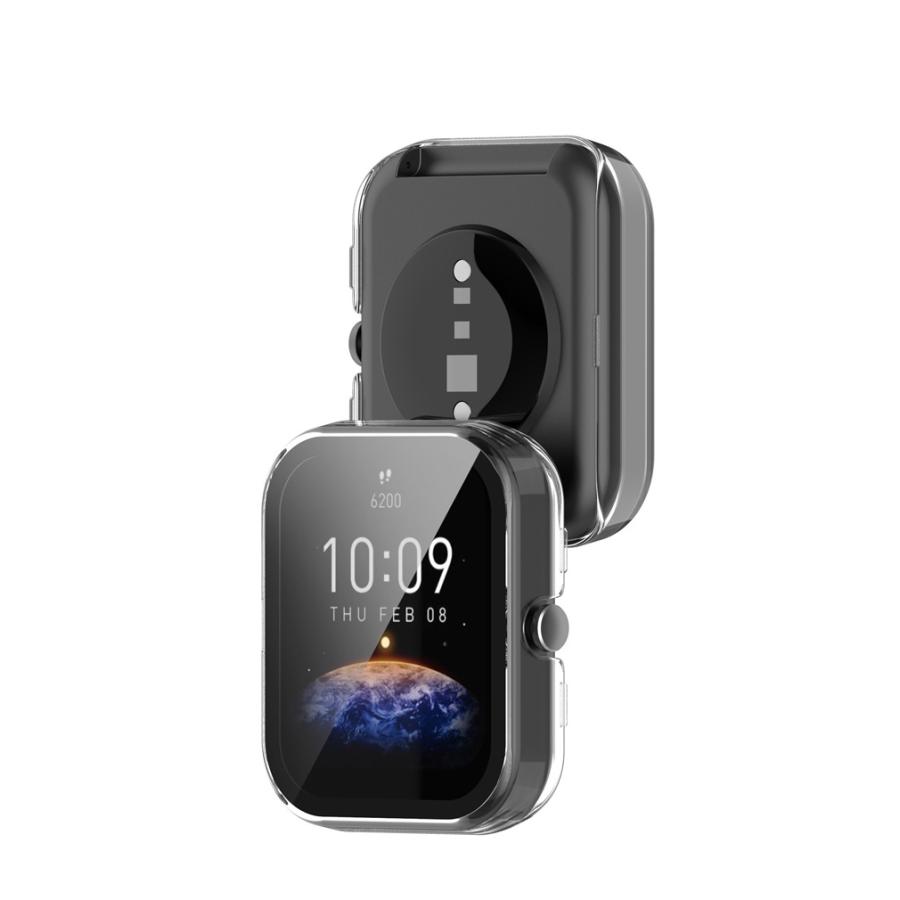 Amazfit Bip 3 Pro クリアケース PC&強化ガラス 画面保護 2重構造 カバー CASE 耐衝撃 簡単装着 カッコいい 人気 おすすめ おしゃれ カバー ハードケース｜visos-store｜12