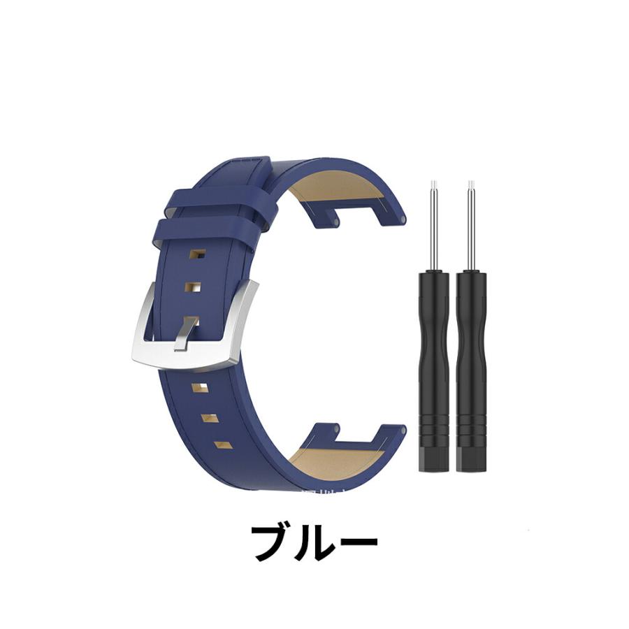 Amazfit T-Rex Pro ウェアラブル端末・スマートウォッチ 交換 バンド オシャレな PUレザー 簡単装着 爽やか スポーツ ベルト [ZRZSZMF] TREX Pro交換用のステンレススチールリストバンドストラップウォッチバンドスマートウォッチスポーツシリコンバ