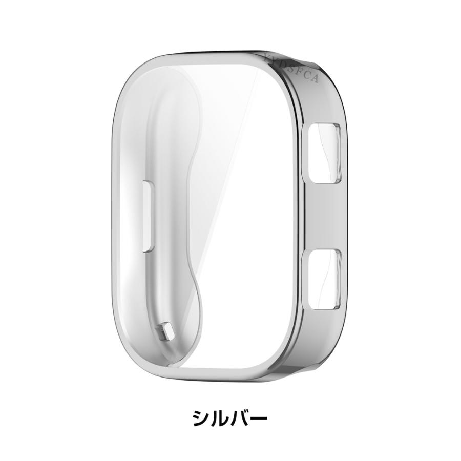 アビスアイシュリンク無しぺりぺり有り　保護ケース付 Amazfit アマズフィット Amazfit Bip Max用のケース TPU素材 クリア