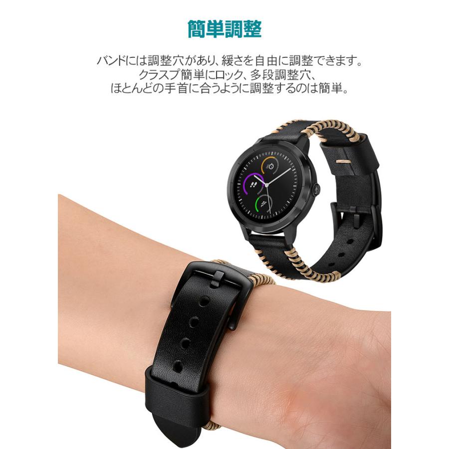 HUAWEI WATCH Buds 交換用 替えベルト スマートウォッチ PUレザー 腕時計ベルト スポーツ ベルト 幅22mm おしゃれ 男性用 女性用 腕時計バンド 交換ベルト｜visos-store｜07