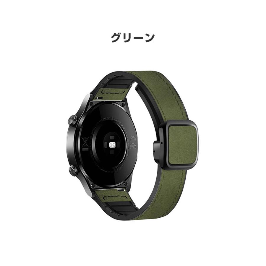 ファーウェイ ウォッチ HUAWEI WATCH GT 4 46mm 用のがエレガントで おしゃれな 高級PUレザー交換バンド オシャレ 交換リストバンド 腕時計ベルト｜visos-store｜09