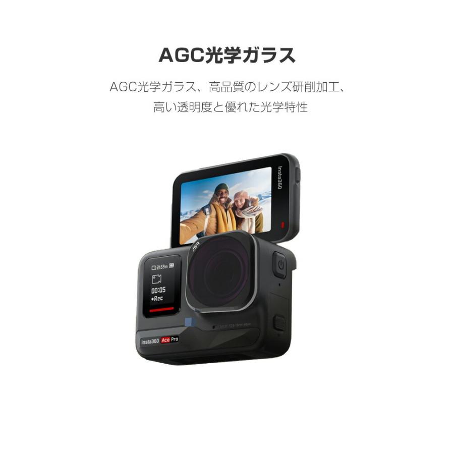 インスタ360 エース/エース プロ用 3個 フィルターキット CPL 
