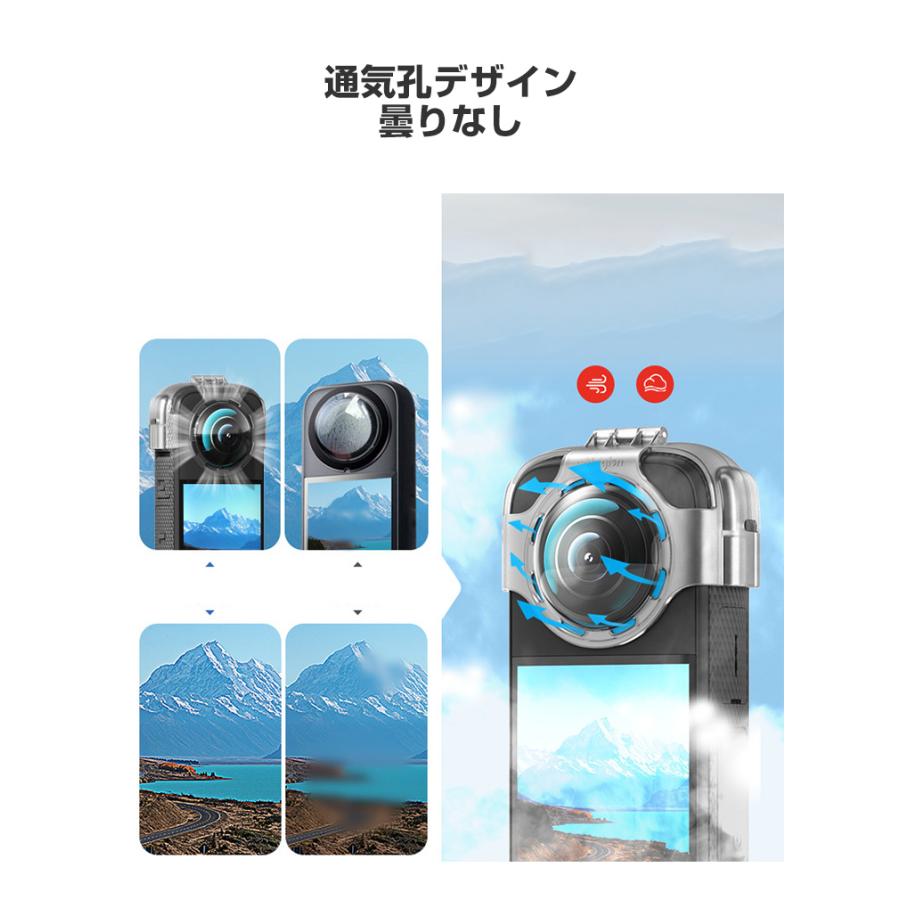 インスタ360 X3 Insta360 PC素材 レンズ保護カバー 耐衝撃 インスタ360 X3 Insta360 PC素材 レンズ保護カバー 耐衝撃