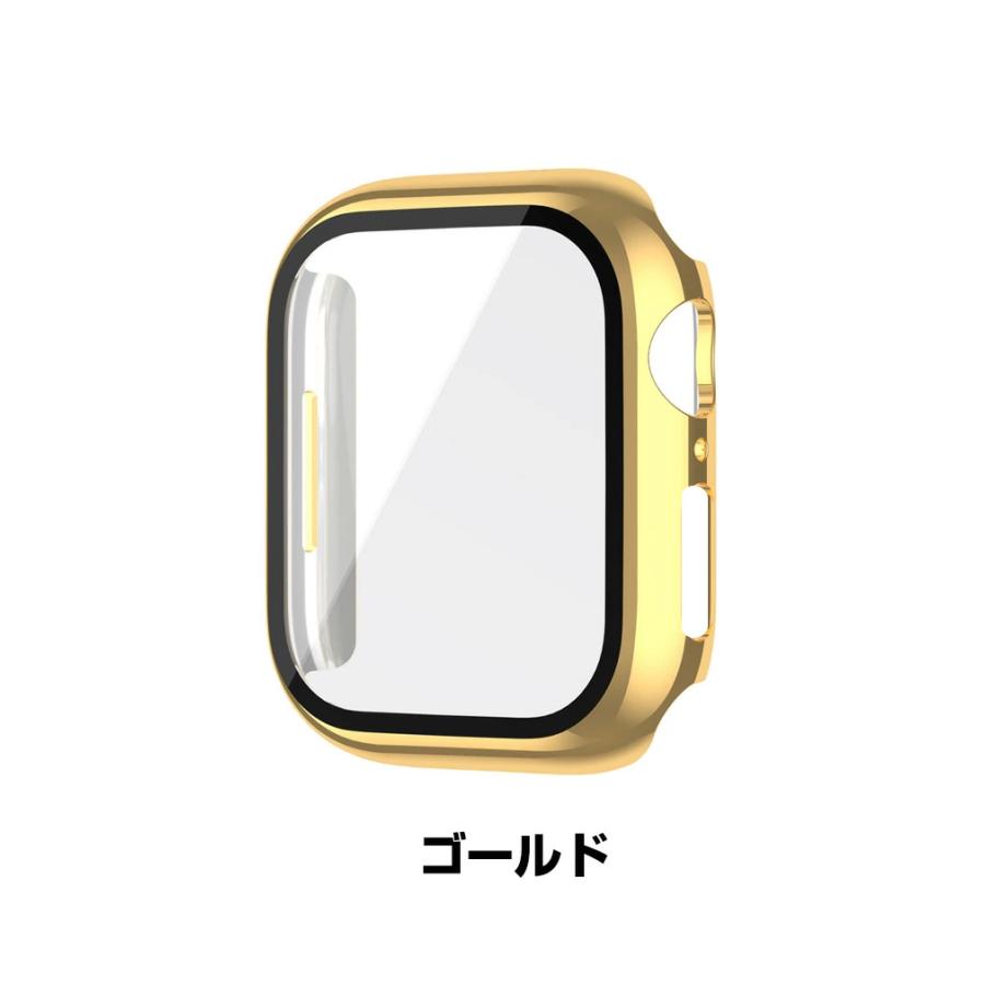 Watch Series 8 41mm 45mm 47mm  ケース かわいい マルチカラー PC+強化ガラス 画面保護 メッキ仕上げ ハードケース 人気 アップル ウォッチ シリーズ カバー｜visos-store｜19