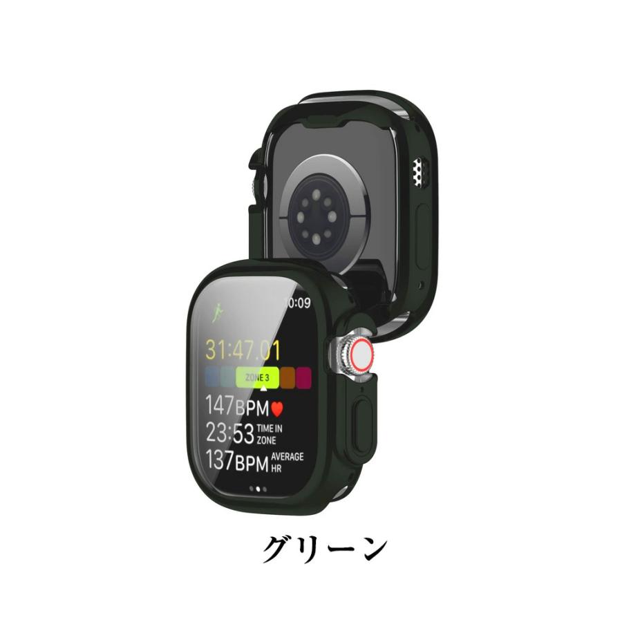 Apple Watch Ultra 49mm  ケース かわいい TPU ソフトカバー 画面保護 メッキ仕上げ CASE 軽量 衝撃防止 耐衝撃 人気 カッコいい アップル ウォッチ カバー｜visos-store｜24