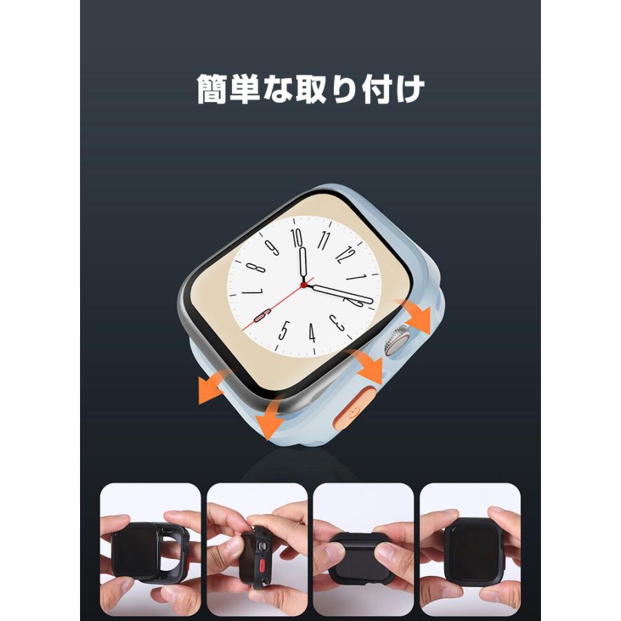 アップル Apple Watch Series 9 41mm 45mm ケース シンプルで かわいい 