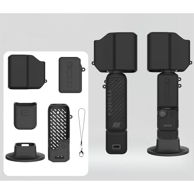 DJI OSMO Pocket 4P専用シリコンケース柔らか素材で衝撃を吸収レンズや