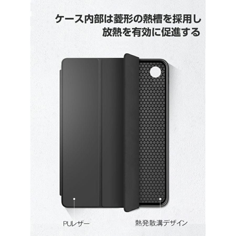 NEC LAVIE Tab T10d ケース 耐衝撃 カバー PUレザー おしゃれ 持ち