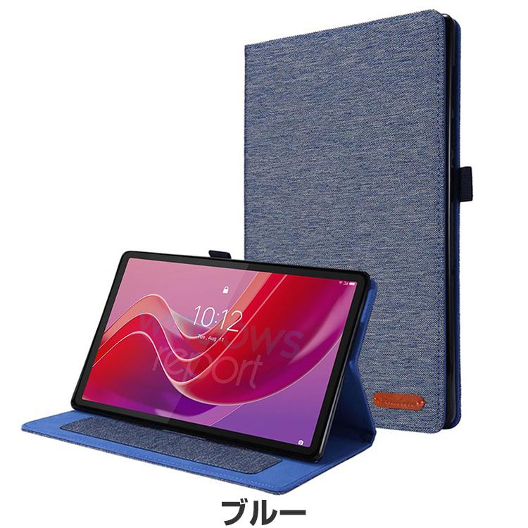 Lenovo Tab M10a 5G LET02 ケース 耐衝撃 カバー TPU+PUレザー製