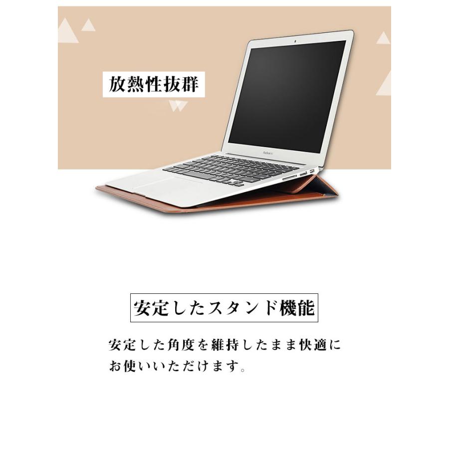 IdeaPad Duet 370 Chromebook 10.95インチ 2in1 モデル 型ノートパソコン タブレットPC 収納 ケース スタンド機能付き PUレザー ノートPC パソコン ケース｜visos-store｜14