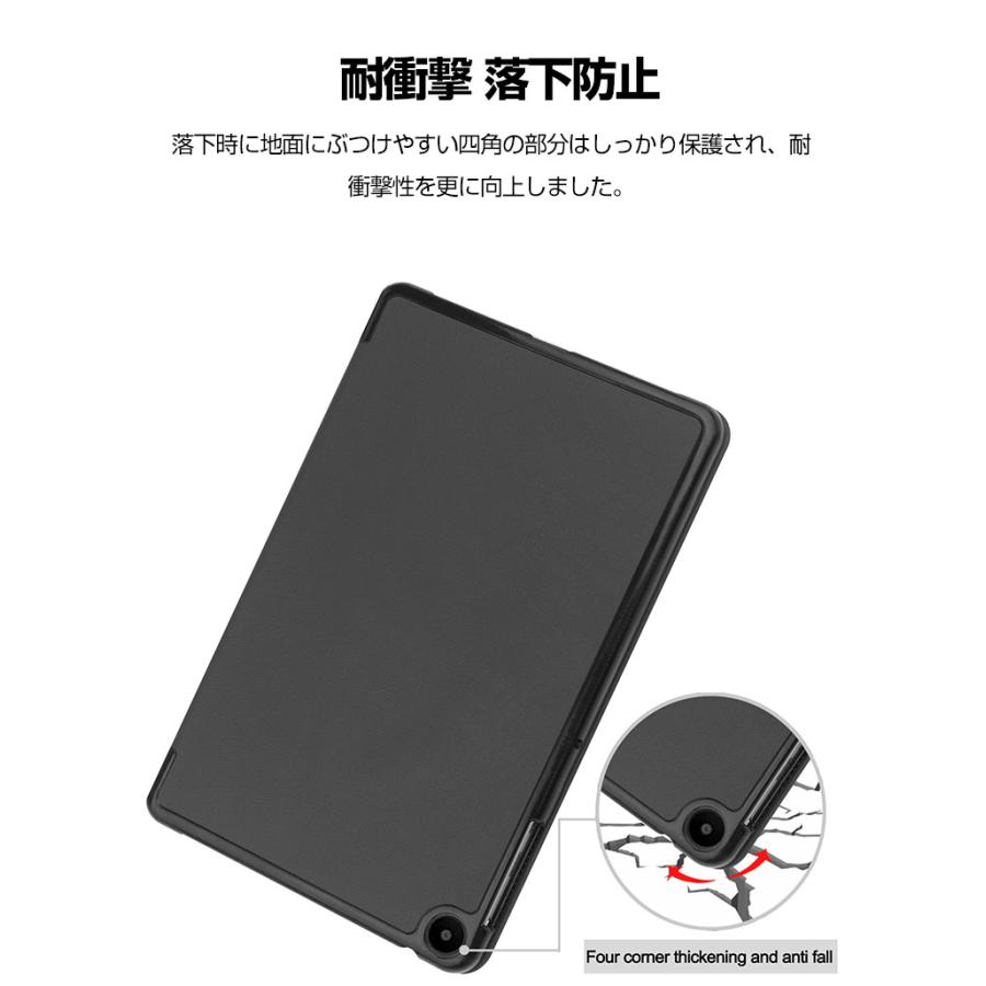 Huawei MatePad SE 10.4インチ 2022モデル 手帳型ケース TPU&PUレザー おしゃれ CASE カード収納 スタンド機能  落下防止 綺麗なカラフル カバー｜visos-store｜09