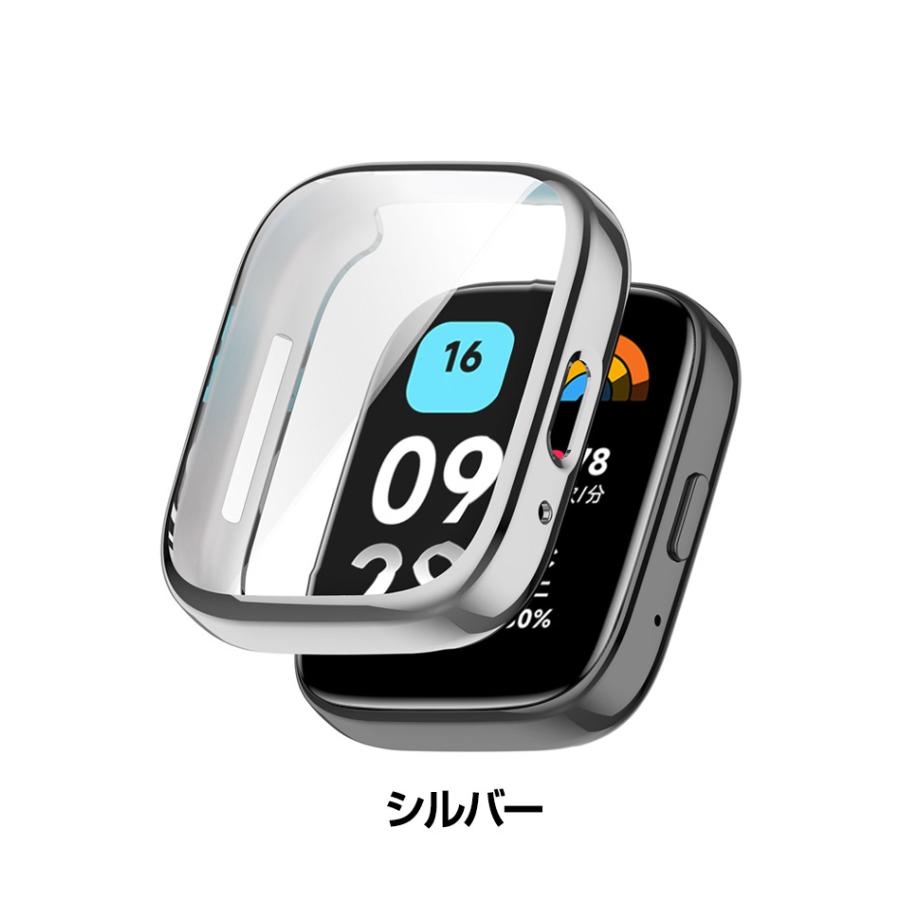 Redmi Watch 3 Active クリア ケース TPU メッキ仕上げ シンプルで 一体型 CASE カッコいい 画面保護 メタル調 簡易着脱 人気 CASE 保護ケース カバー｜visos-store｜19
