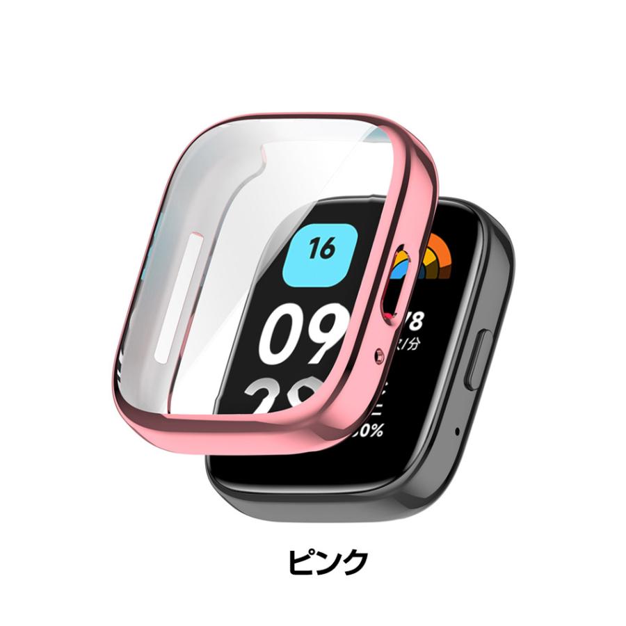 Redmi Watch 3 Active クリア ケース TPU メッキ仕上げ シンプルで 一体型 CASE カッコいい 画面保護 メタル調 簡易着脱 人気 CASE 保護ケース カバー｜visos-store｜20