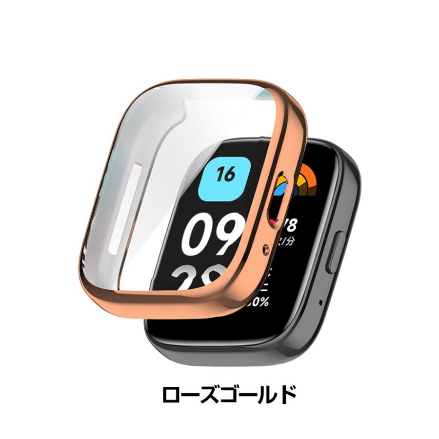 Redmi Watch 3 Active クリア ケース TPU メッキ仕上げ シンプルで 一体型 CASE カッコいい 画面保護 メタル調 簡易着脱 人気 CASE 保護ケース カバー｜visos-store｜22