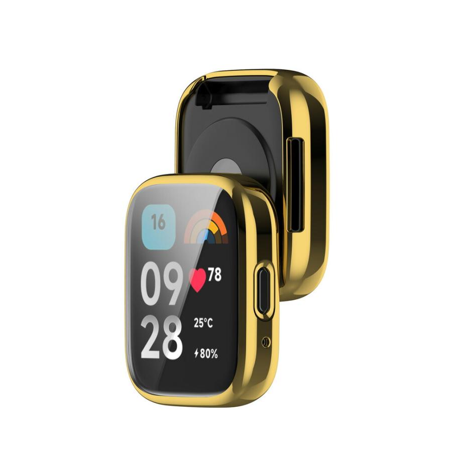 Redmi Watch 3 Active クリア ケース TPU メッキ仕上げ シンプルで 一体型 CASE カッコいい 画面保護 メタル調 簡易着脱 人気 CASE 保護ケース カバー｜visos-store｜09
