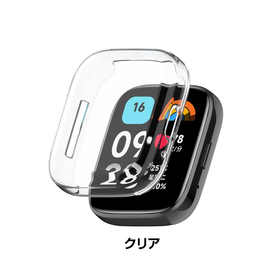 Redmi Watch 3 Active クリア ケース TPU メッキ仕上げ シンプルで 一体型 CASE カッコいい 画面保護 メタル調 簡易着脱 人気 CASE 保護ケース カバー｜visos-store｜17