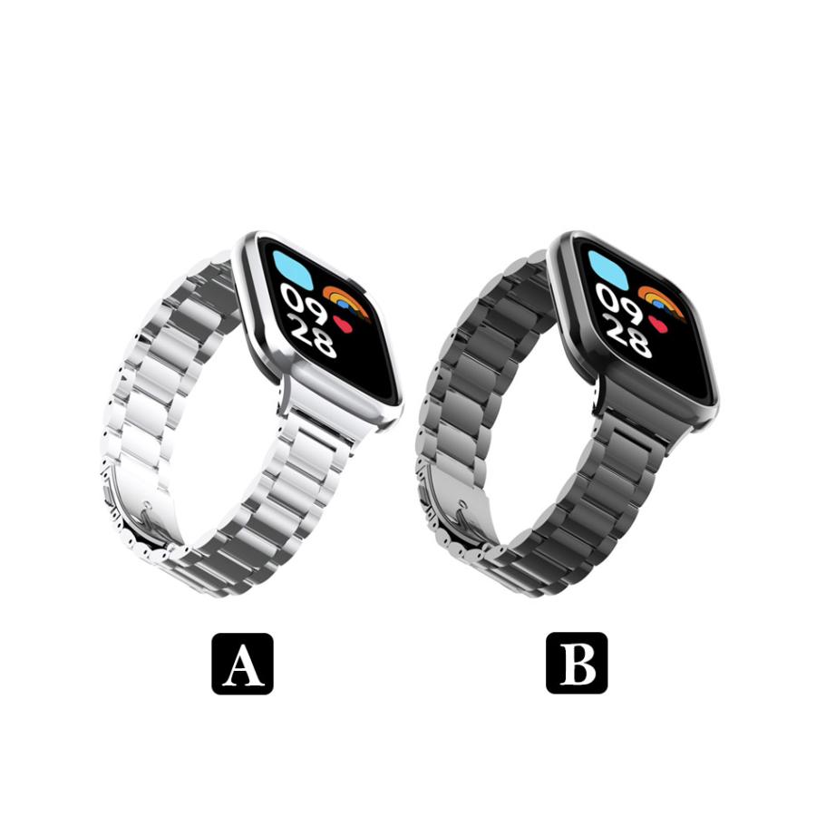 Redmi Watch 3 Active 交換 バンド オシャレな 高級ステンレス 交換用
