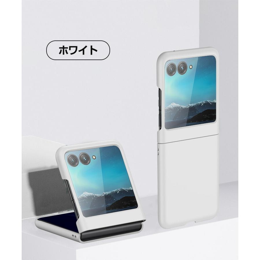 motorola razr 40 ultra ケース 折りたたみ型 PC プラスチック製
