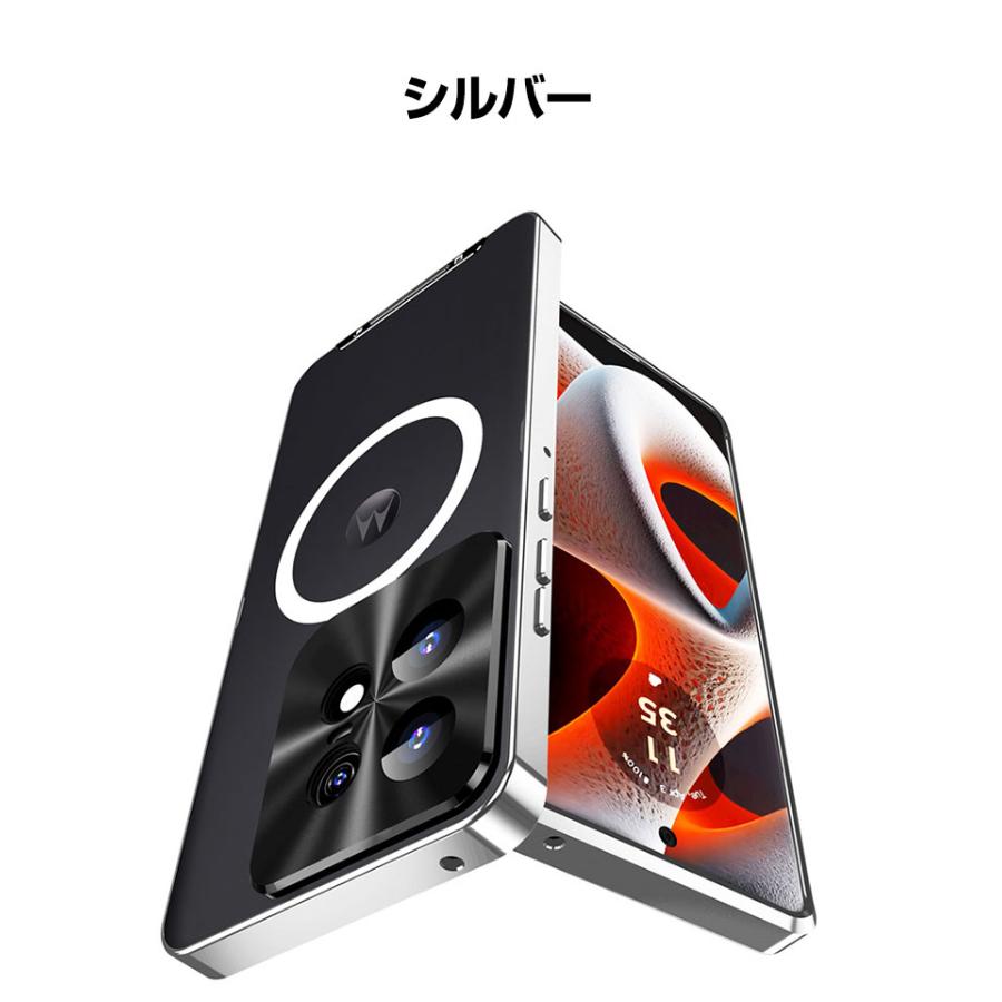 motorola edge 50 pro 50s ケース カバー アルミバンパーケース PC背面