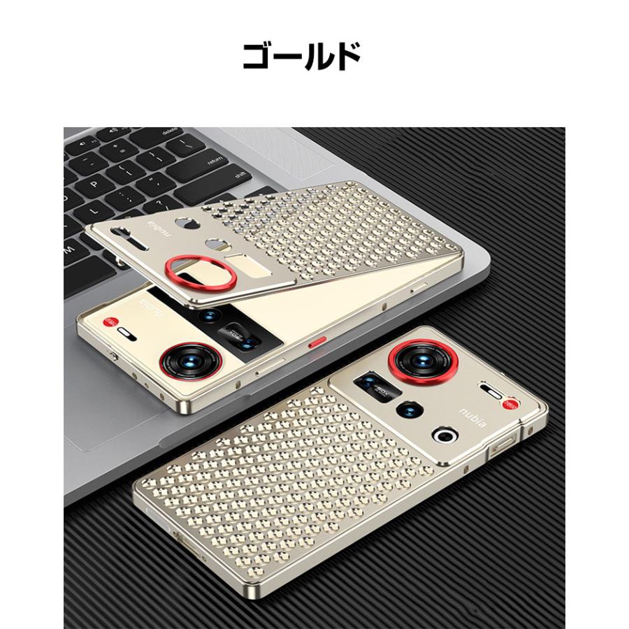 nubia ヌビア Nubia Z70 Ultra ケース カバー アルミ合金バンパー