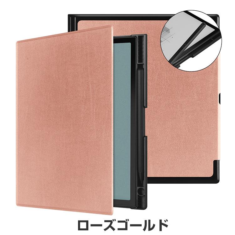 美品 BOOX Note Air4C 10.3 純正カバー透明ケース付属品完備 ONYX BOOX Note Air4 C ケース クリア Air3 手帳型 カバー 10.3インチ