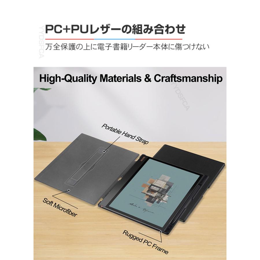 ONYX BOOX Note Air4 C ケース クリア Air3 手帳型 カバー 10.3インチ