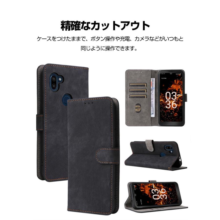 Orbic Fun+ 4G ケース カバー 耐衝撃カバー 手帳型 財布型 TPU&PUレザー おしゃれ 汚れ防止 スタンド機能 カード収納 精密加工 手帳型カバー｜visos-store｜10