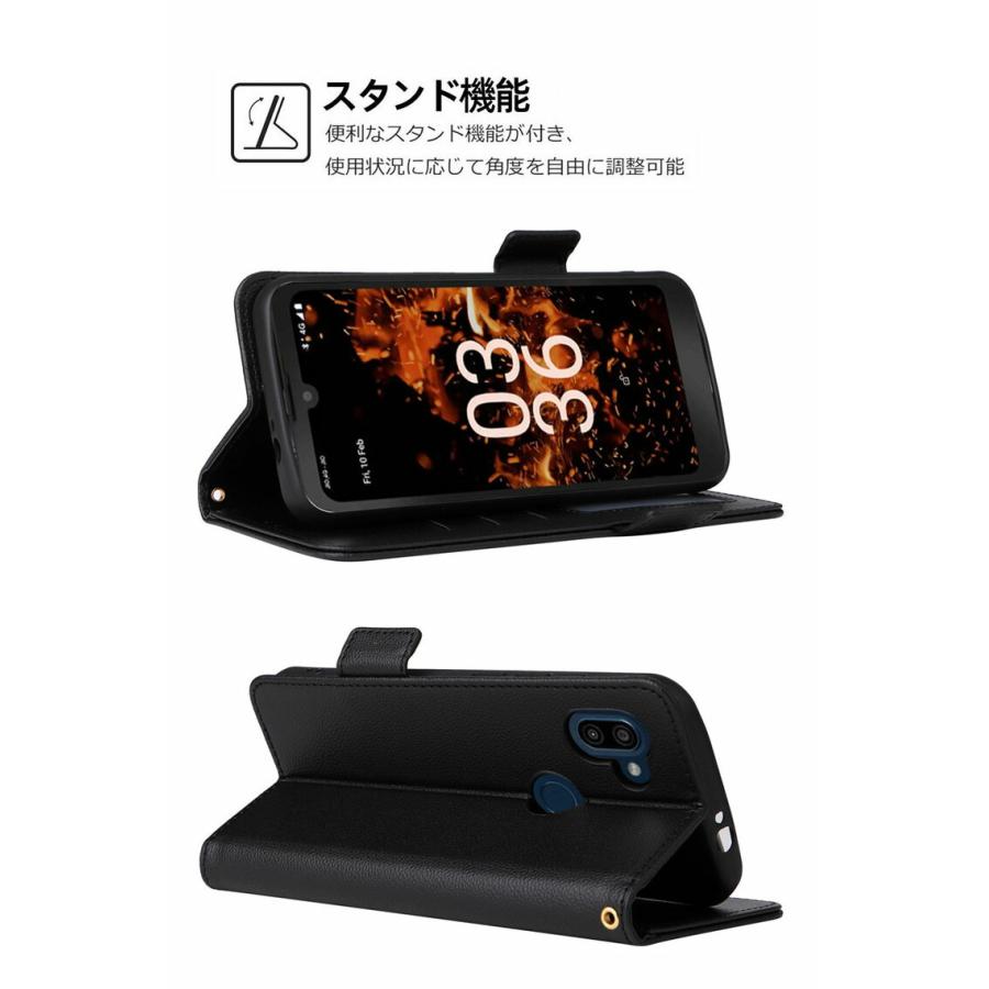 Orbic Fun+ 4G ケース カバー 耐衝撃カバー 手帳型 財布型 TPU&PUレザー おしゃれ 汚れ防止 スタンド機能 カード収納 精密加工 手帳型カバー｜visos-store｜10