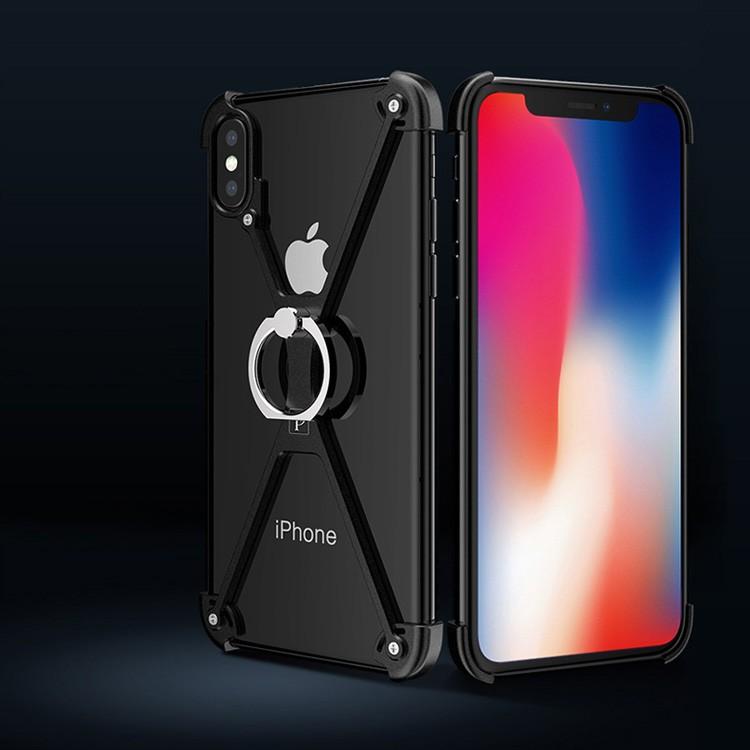 「ポイント」Apple iPhone X XS アルミフレーム 4コーナーガード  かっこいい アイフォンX CASEメタルケース/カバー｜visos-store｜06
