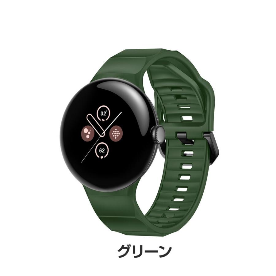 Google Pixel Watch 3 45mm 交換 バンド シリコン素材 腕時計ベルト