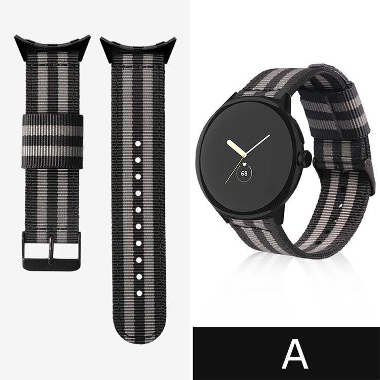Google Pixel Watch スマートウォッチ ナイロン素材 腕時計ベルト
